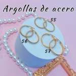 Argolla liso acero pequeño 0.35& (&2）