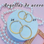 Argolla liso acero pequeño 0.35& (&2）