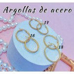 Argolla liso acero pequeño 0.35& (&2）