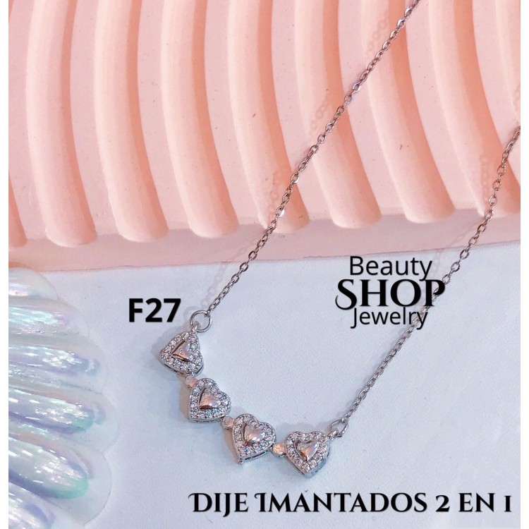 #F Dije iman 2en1 (2.50 con cadena) 16&