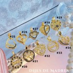 Cadena con dije dia de madre oro chino 2$ （Solo tije 1.5$）(&11）