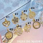 Cadena con dije dia de madre oro chino 2$ （Solo tije 1.5$）(&11）