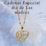 Cadena con dije dia de madre oro chino 2$ （Solo tije 1.5$）(&11）