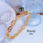 Pulsera Marca lujo gold Field 18k （&22）