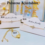 Pulsera ajustable 1.65$oro chino (50 modelo) (10.5&)）