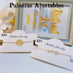 Pulsera ajustable 1.65$oro chino (50 modelo) (10.5&)）