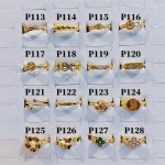 #p Anillos ajustable Baño oro 18 k  (&7)