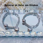 pulsera dije corazon de oro chino 