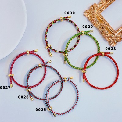 pulseras de cordon trenzado 