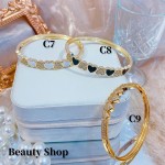 Pulsera lujo baño oro 18k (36 modelo)(&24）