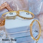 Pulsera lujo baño oro 18k (36 modelo)(&24）