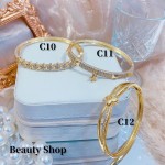 Pulsera lujo baño oro 18k (36 modelo)(&24）