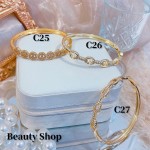 Pulsera lujo baño oro 18k (36 modelo)(&24）