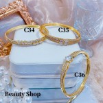 Pulsera lujo baño oro 18k (36 modelo)(&24）