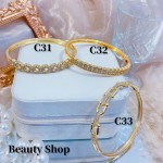 Pulsera lujo baño oro 18k (36 modelo)(&24）