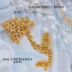 balines de oro chino 2mm 3mm 4mm 5mm 