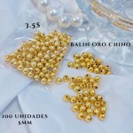 balines de oro chino 2mm 3mm 4mm 5mm 